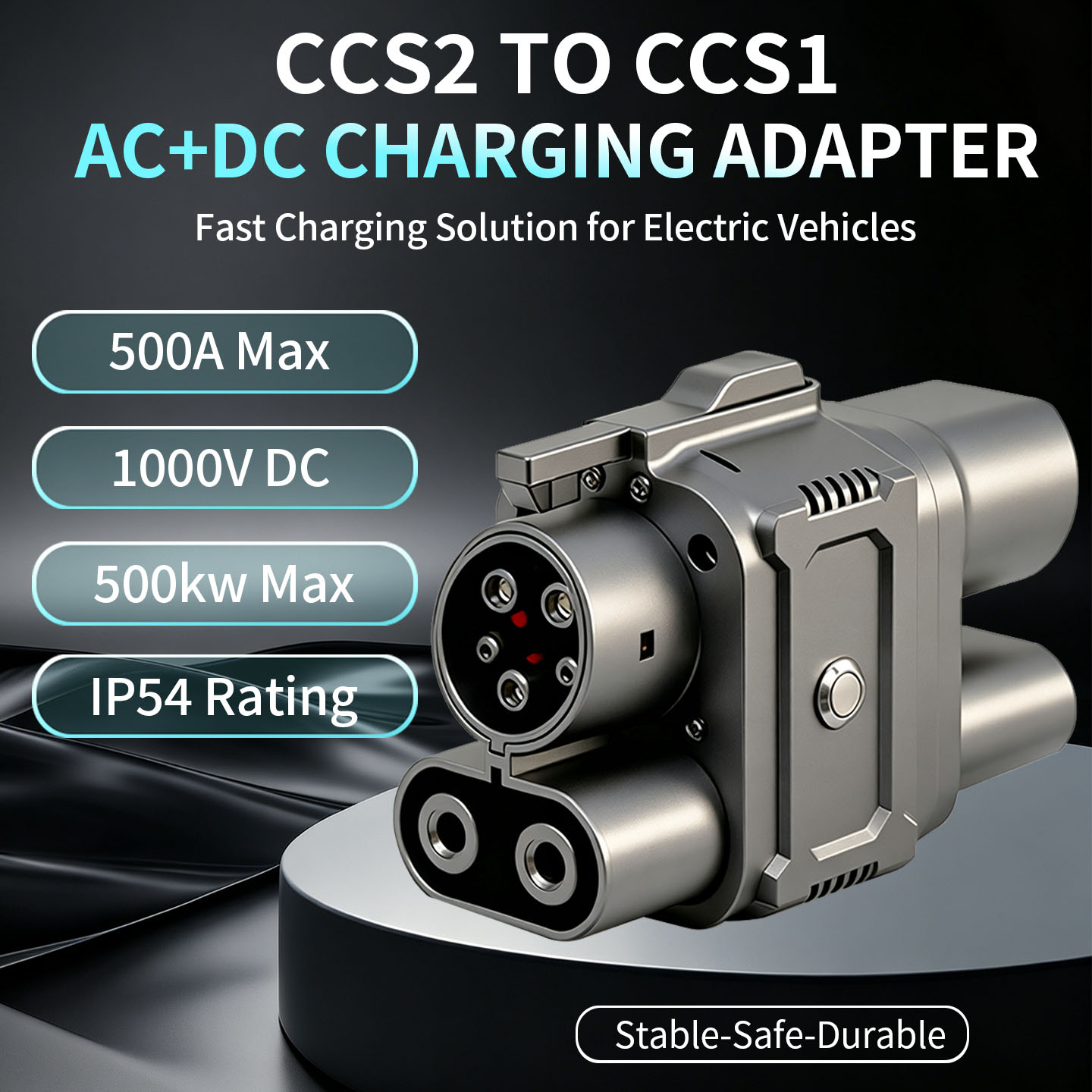 Ev Charger Adapter - Adaptador Conversor de Carregador Rápido EV