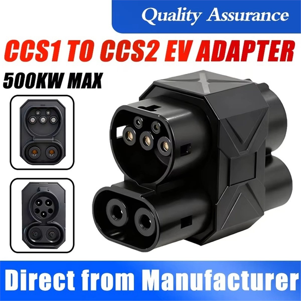 Adaptador de Carregamento Rápi - Ccs2 To Ccs1 Fast Charge Adapter 250Kw avaliação e preço