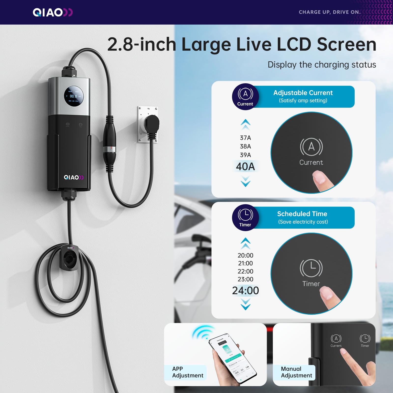 Carregador de VE QIAO Nível 2  - Ev Charger Adapter avaliação e preço