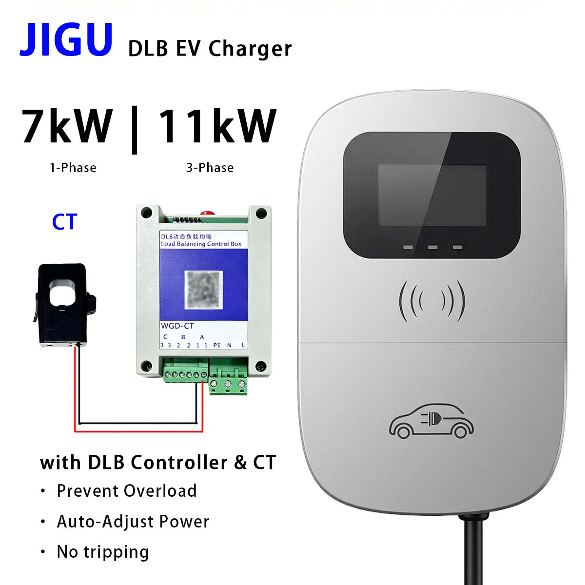 Carregador de VE JIGU com Bala - Wallbox Ev avaliação e preço