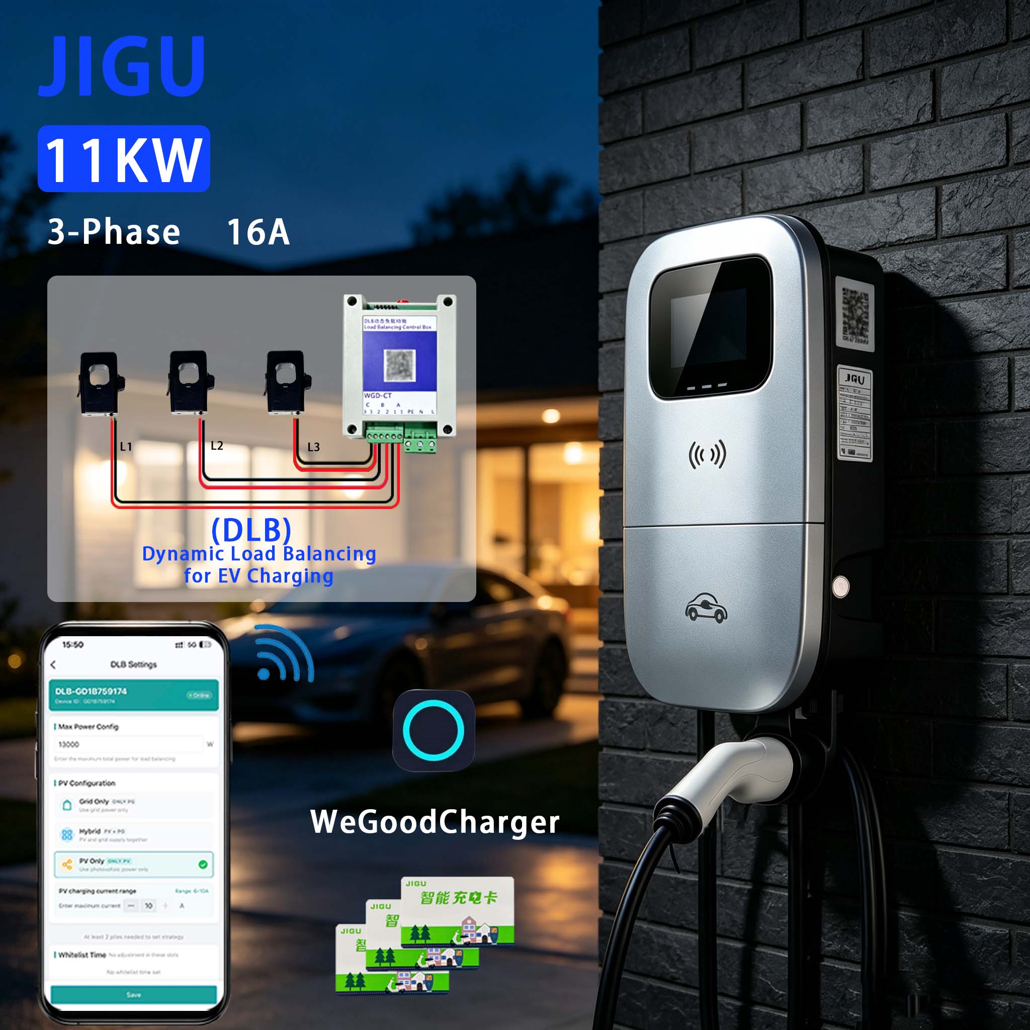 Carregador de VE JIGU com Bala - Wallbox Ev avaliação e preço