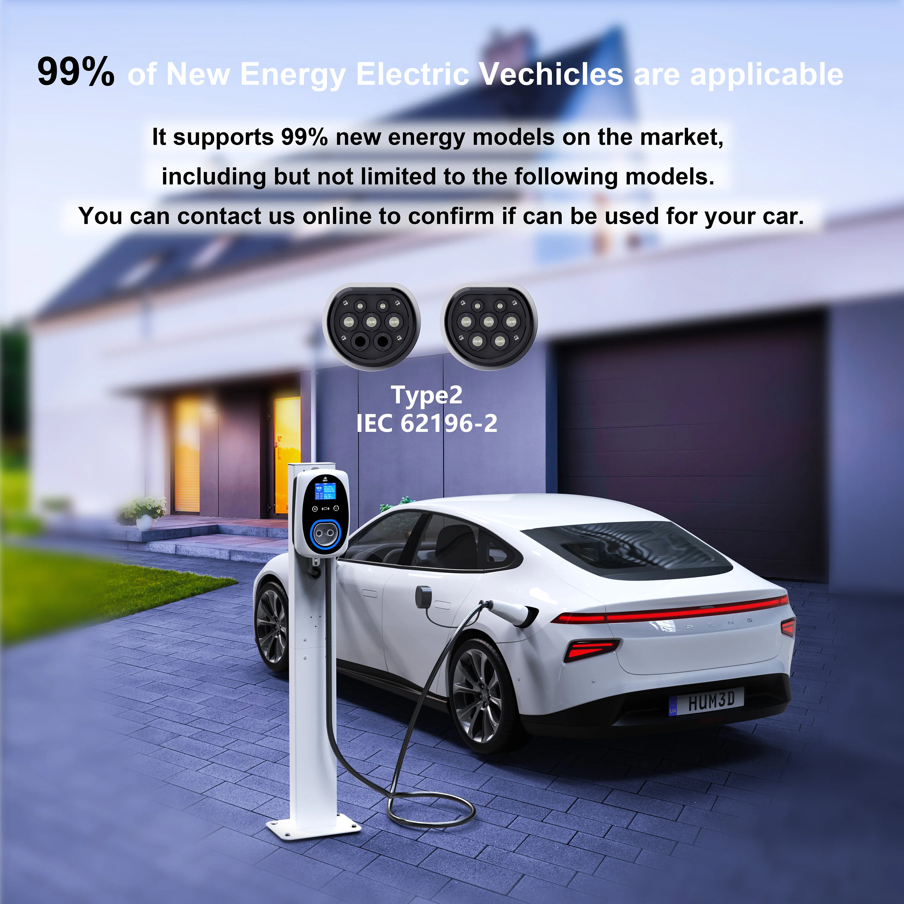 GWUYU EV Carregador 32A 7.6KW  - Wallbox Ev avaliação e preço