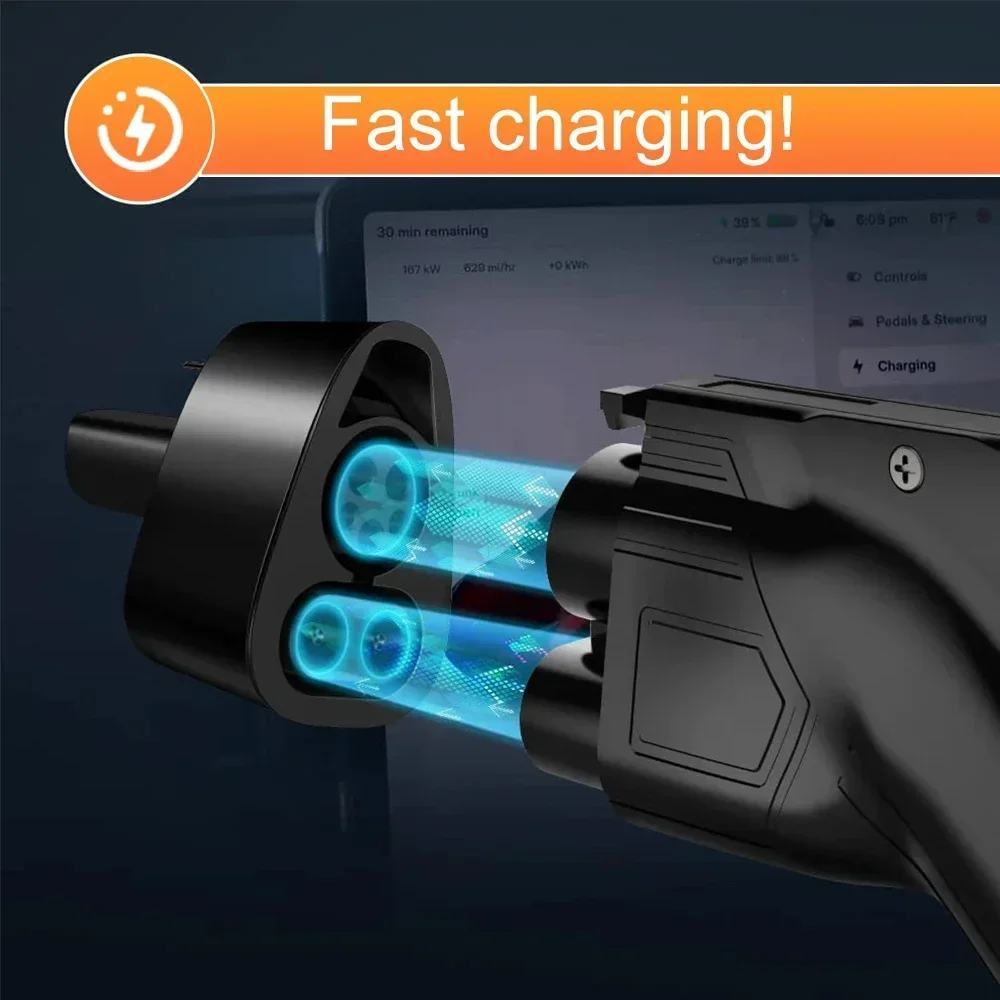 Para tesla modelo 3/x/y/s ev c - Ev Charger Adapter avaliação e preço